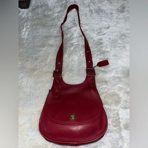 Vintage Coach Saddle Bag